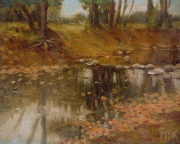 george andrew mock american 1886 1958 reflections c 1920 oil board 10 5 x 14 signed · Toomey & Co. Auctioneers · 2001-05-06 George Andrew Mock comparable auction result: george andrew mock american 1886 1958 reflections c 1920 oil board 10 5 x 14 signed