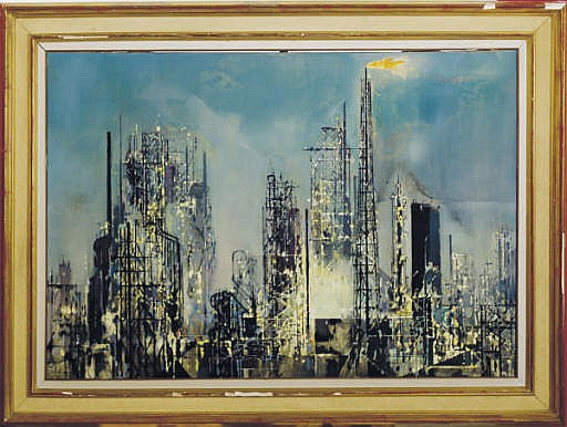 Jean Théobald Jacus comparable auction result: oil refinery