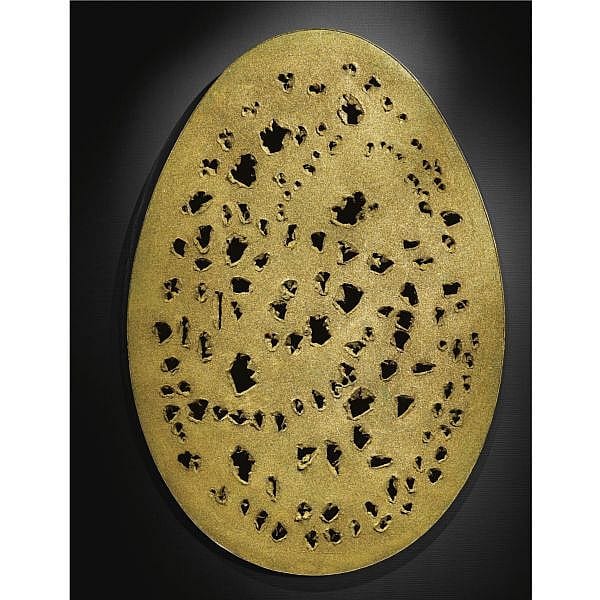 s - Lucio Fontana , 1899-1968 Concetto Spaziale, La Fine di Dio waterpaint, oil and glitter on canvas comparable sale