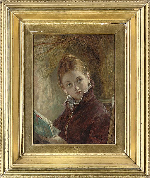 Augustus E. Mulready comparable auction result: a quiet read