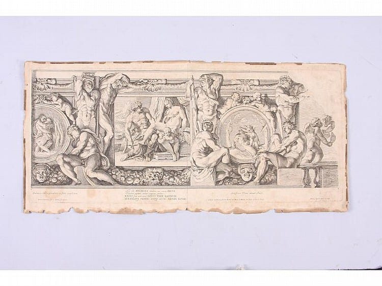 antique pietro aquila engraving after annibale · Leland Little Auctions · 2008-03-15 Annibale DeLotto comparable auction result: antique pietro aquila engraving after annibale