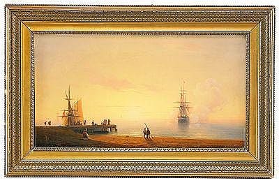 Ivan Konstantinovich Aivazovsky 1817-1900 Turkish comparable sale