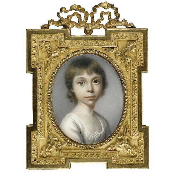 Abraham Daniel comparable auction result: abraham daniel d 1806 portrait of a young girl