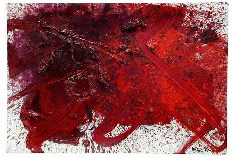 ARTIST: Kazuo Shiraga (1924-? TITLE: Kanesada comparable sale
