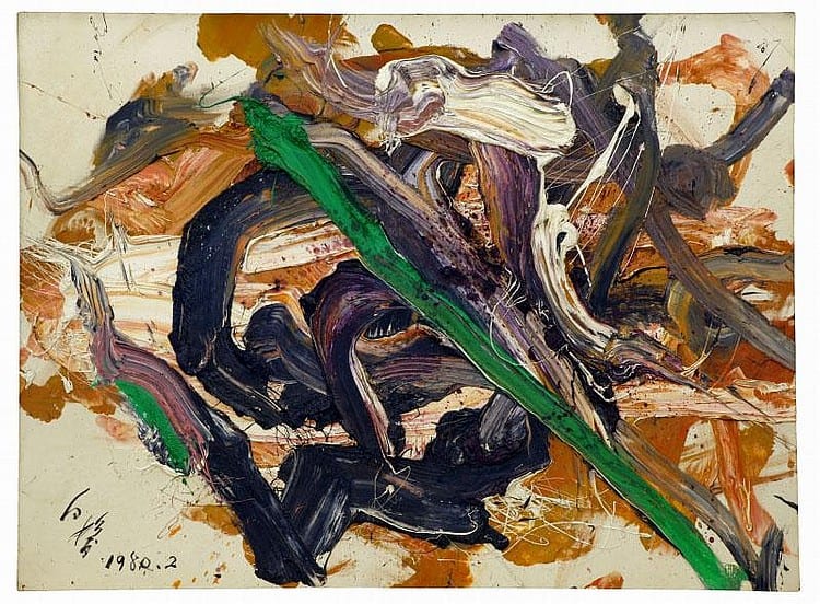ARTIST: Kazuo Shiraga (1924-? TITLE: Kanyo comparable sale