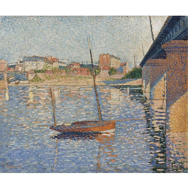 Paul Signac , 1863-1935 Clipper (Opus 155) Oil on canvas comparable sale