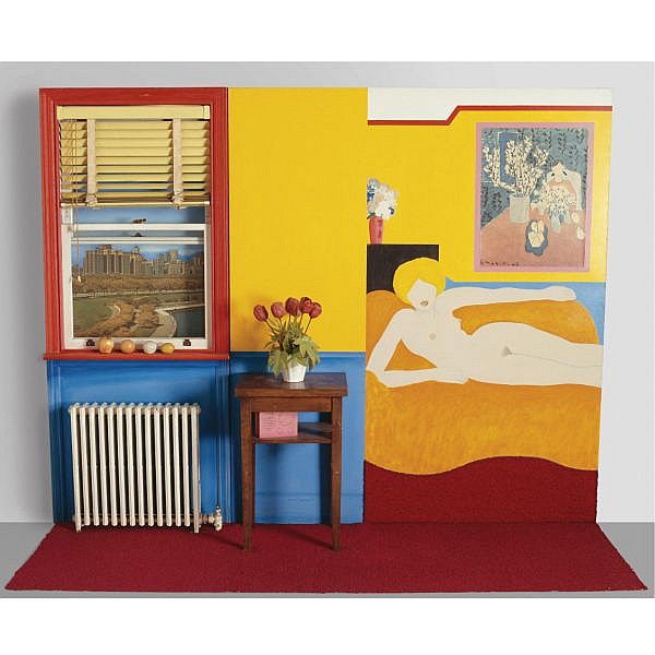 - Tom Wesselmann , 1931-2004 Great American Nude No. 48 oil and collage on canvas, acrylic and collage on board, enameled radiator and assemblage (including window illumination) comparable sale