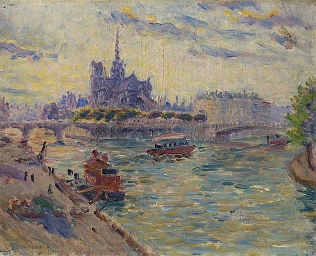 vue de notre dame de paris · Christie's · 2008-05-21 Edouard-Jean Dambourgez comparable auction result: vue de notre dame de paris