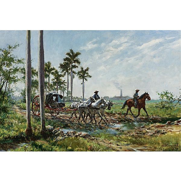 armando menocal 1863 1942 paisaje con carroza e ingenio landscape with carriage and sugarmill · Sotheby's · 2008-05-29 Armando Menocal comparable auction result: armando menocal 1863 1942 paisaje con carroza e ingenio landscape with carriage and sugarmill