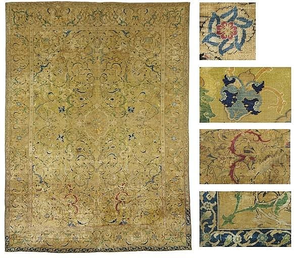 A Silk Isfahan Rug comparable sale