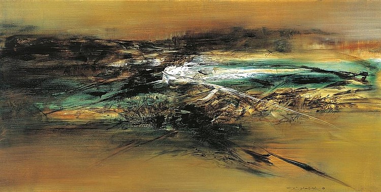 Zao Wou-Ki comparable sale