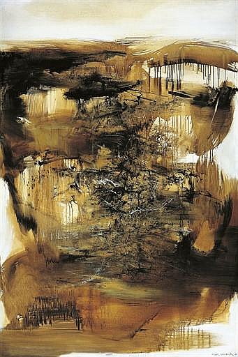 Zao Wou-Ki comparable sale