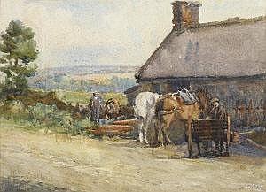 Kate Dobbin comparable auction result: kate dobbin 1868 1948 lisaniskey forge near