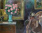 Jean Pierre Cassigneul(1935-) THE ROSE AND WOMAN comparable sale