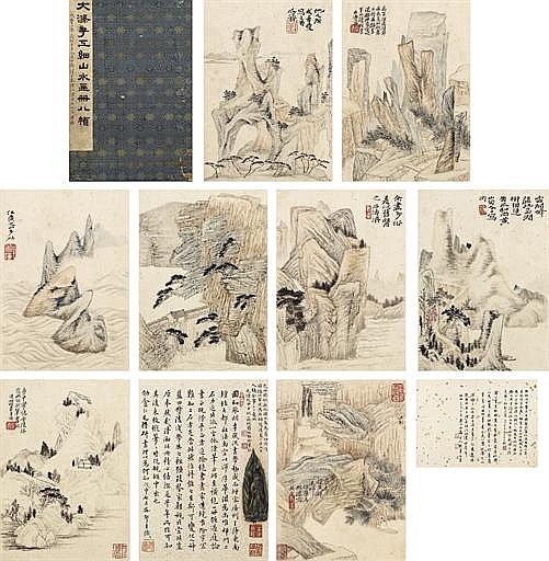 Landscapes (album of 8) comparable sale