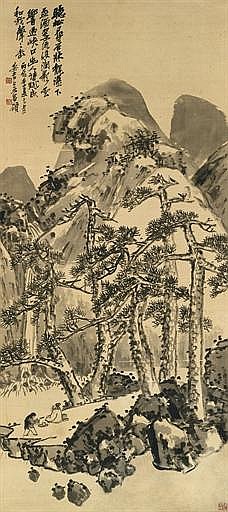 Changshi Wu comparable auction result: watching the waterfall