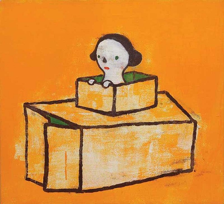 ARTIST: Yoshitomo Nara(1959-) TITLE: Cardboard comparable sale