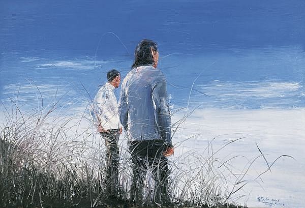 Zeng Fanzhi , b. 1964 Untitled oil on canvas comparable sale