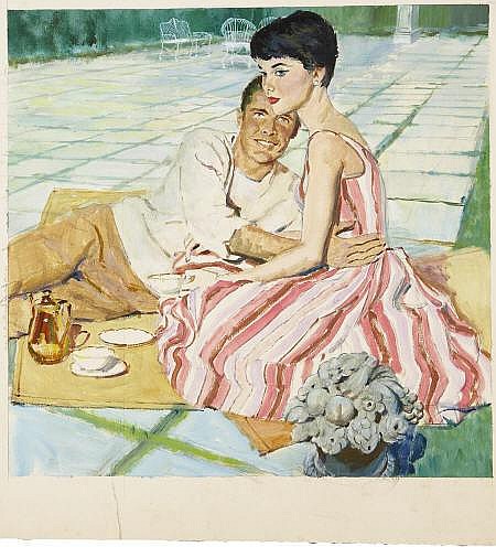 Bernard D'Andrea comparable auction result: bernard d andrea american b 1923 saturday