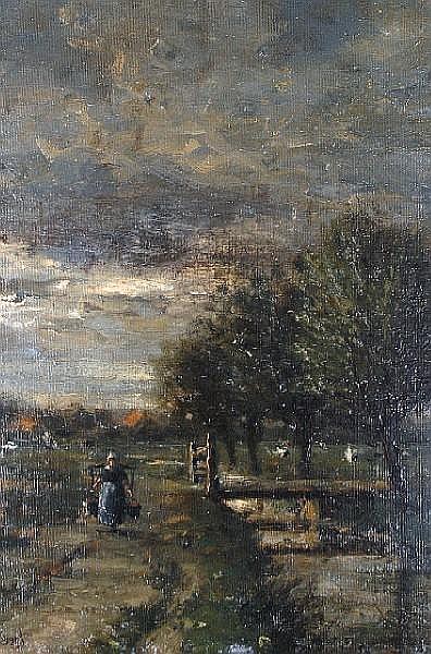 Adriaan Marinus Geyp comparable auction result: adriaan marinus geyp dutch 1855 1926 the milkmaid s return