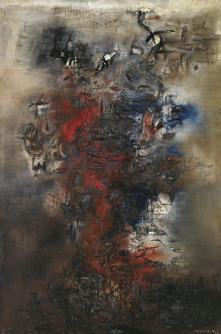 Zao Wou-Ki comparable sale