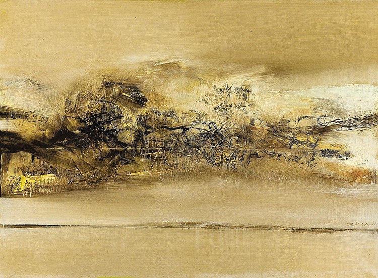 Zao Wou-Ki comparable sale