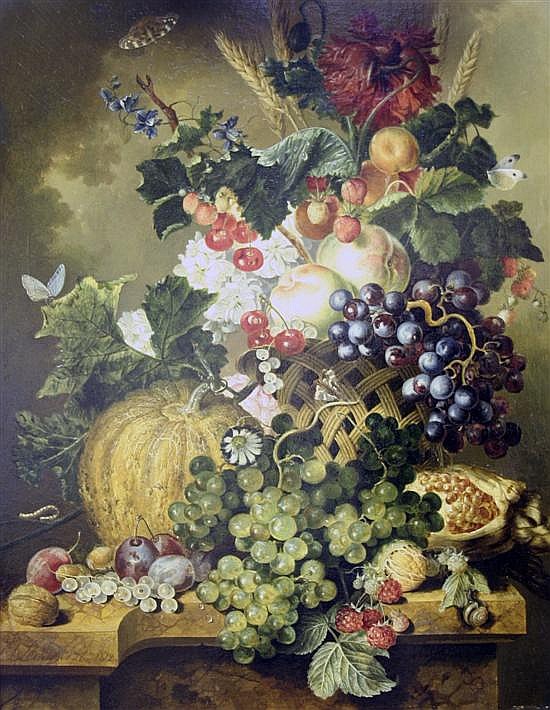Jacobus Linthorst comparable auction result: jacobus linthorst amsterdam 1745 1815 still lifes 23 5 x 18in