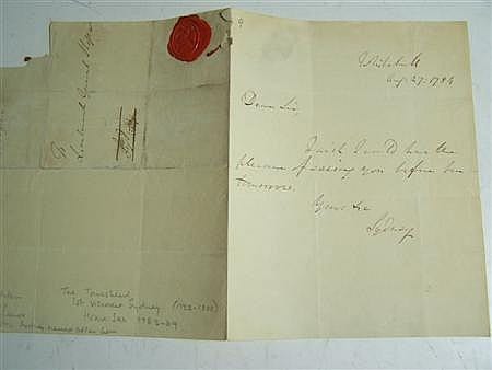 Gordon (1892) Russell comparable auction result: sydney australia thomas townshend 1st viscount sydney