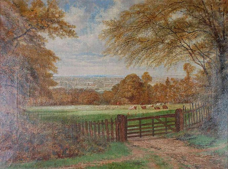 Robert Nightingale comparable auction result: robert nightingale 1815 1895 oil painting on