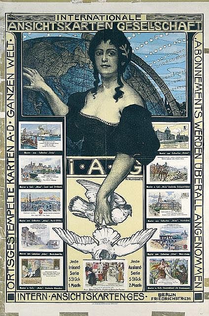Old Postcard Poster / Plakat sold by Jörg Weigelt Auktionen, lot 3 — auction record photograph