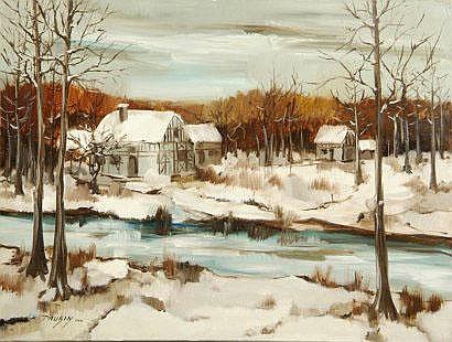 Jean-Pierre Daubin comparable auction result: jean pierre daubin n en 1942 ferme en hiver