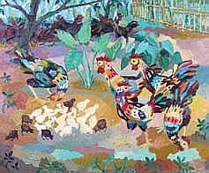 Budi Ubrux b. Yogyakarta, Indonesia, 1968 Chiken comparable sale