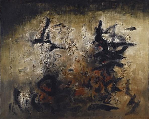 Zao Wou-Ki comparable sale