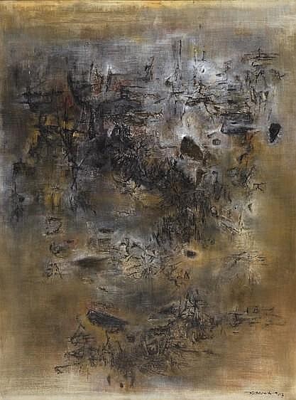 Zao Wou-Ki comparable sale
