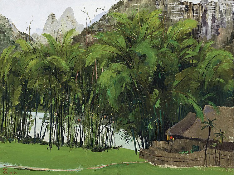 Wu Guanzhong comparable sale