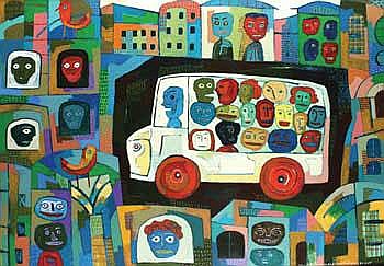 Faizal (b. Solo, C. Java, 1965) Mudik Lebaran 2008 comparable sale