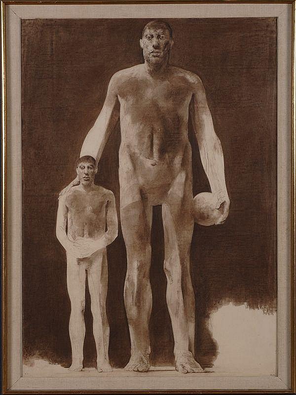 Luciano Miori comparable auction result: luciano miori 20th c untitled
