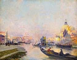 Raymond Allègre comparable auction result: raymond all gre 1857 1933 venise gondoles sur