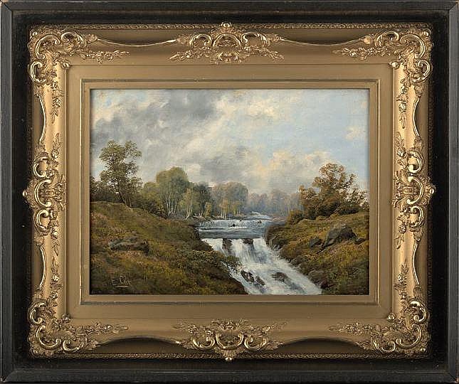 E. Cole comparable auction result: e cole british 19th century view of a wooded