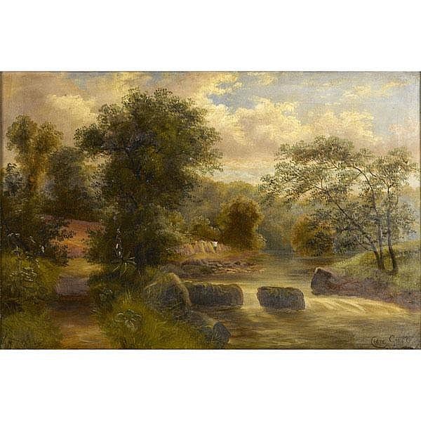 Cedric Gray comparable auction result: cedric gray british ca 1895 two landscapes