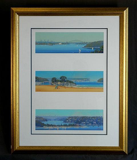 Scott Ireland comparable auction result: triptych sydney harbour balmoral beach