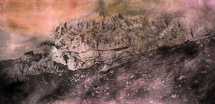 Alfons Alt comparable auction result: alfons alt n en 1962 la sainte victoire 2009 altotype sign e et titr e au dos 97 x 195 cm
