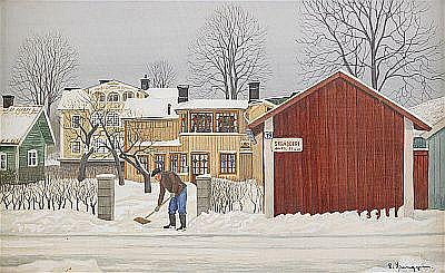 Reinhold Ljunggren comparable auction result: reinhold ljunggren 1920 2006 sn skottare