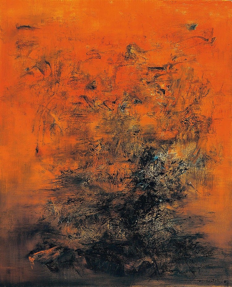 Zao Wou-Ki comparable sale