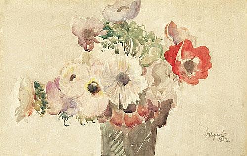 Leon Wyczólkowski comparable auction result: anemones