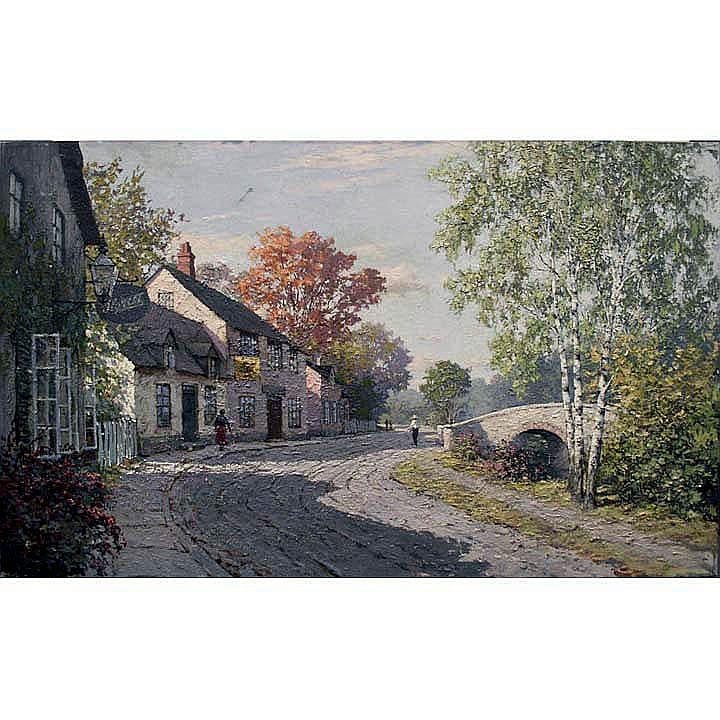 August Albo comparable auction result: august albo russian american 1893 1963 oil on