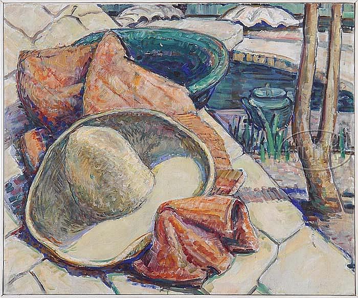 Russell K. Cheney comparable auction result: russell k cheney american 1881 1945 sombrero