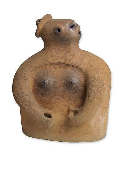 Sargent Claude Johnson comparable auction result: sargent claude johnson 1888 1967 untitled standing mexican figure