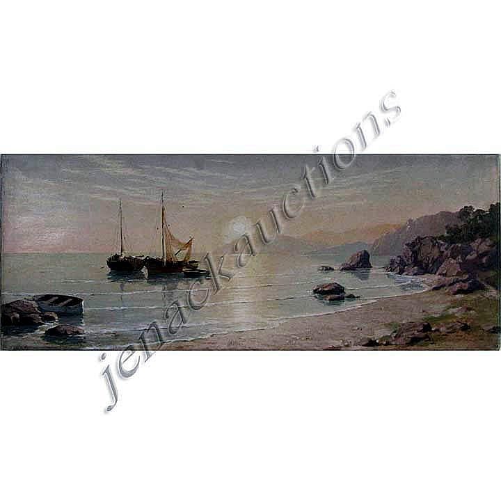 August Albo comparable auction result: august albo russian american 1893 1963 oil on