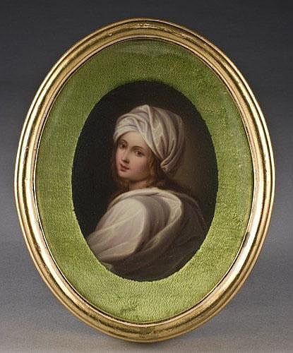 hutschenreuther porcelain plaque of beatrice cenci · Dallas Auction Gallery · 2010-04-07 Beatrice Cenci comparable auction result: hutschenreuther porcelain plaque of beatrice cenci